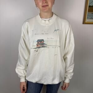VINTAGE 1990 GRANDMACORE GILDAN CREWNECK SWEATSHIRT XL